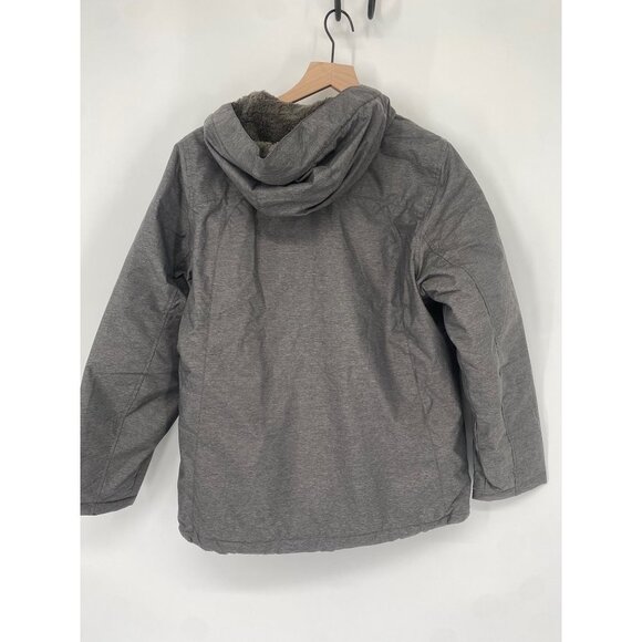 LL Bean Winter Warmer Jacket HOODIE Insulated Fleece MEDIUM WOMENS  271136 - Picture 4 of 5